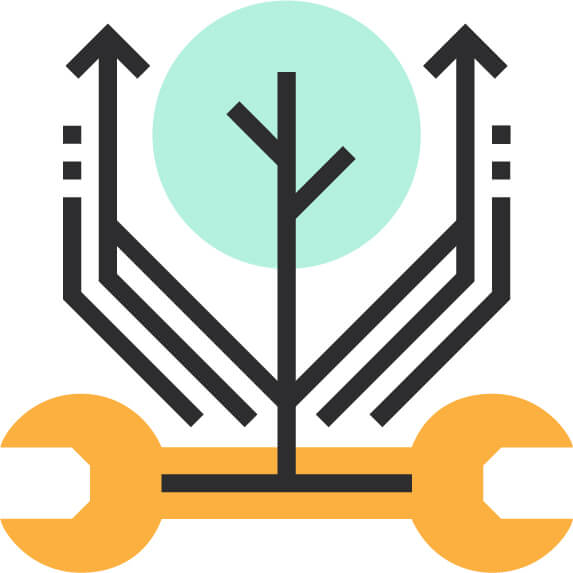The Design and verification icon for the machine risk validation services of EAD